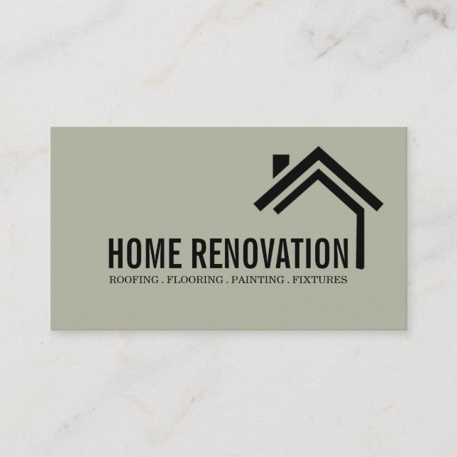 Renovering av hemmet visitkort (Framsida)