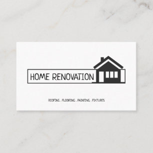 Renovering av hemmet visitkort