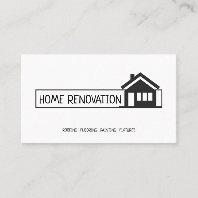Renovering av hemmet visitkort (Framsida)