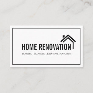 Renovering av hemmet visitkort