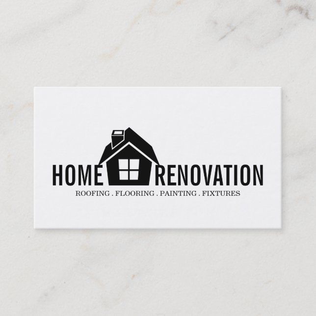 Renovering av hemmet visitkort (Framsida)