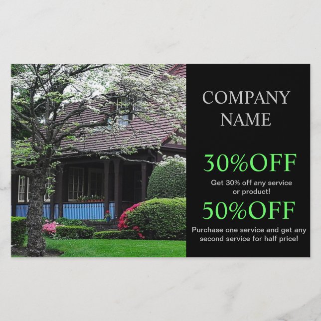 Renovering Byggnadslandskap för skötsel av gräsmat Flygblad (Framsidan)