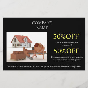 Renovering Home remodeling ConTRAR Construction Flygblad