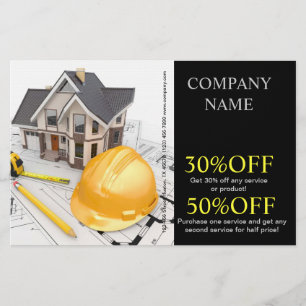 Renovering Home remodeling ConTRAR Construction Flygblad