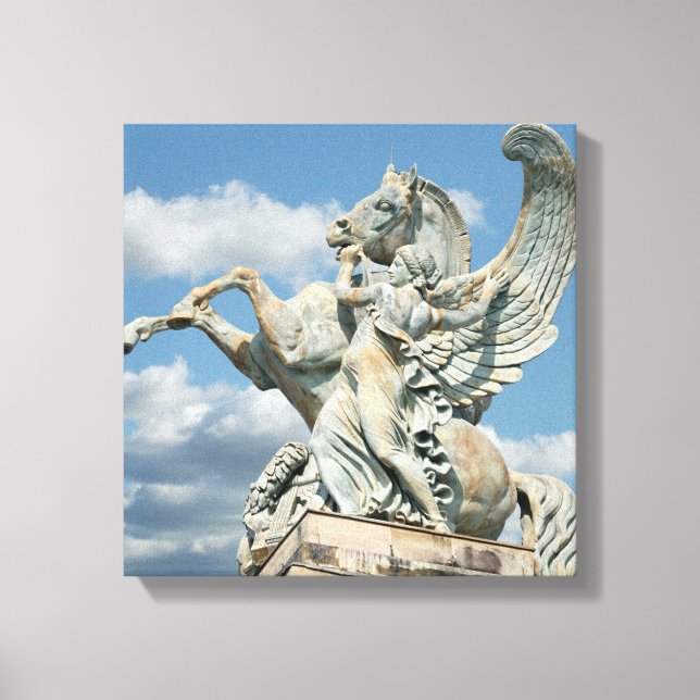 Renown Holding Back Pegasus Canvastryck (Framsida)