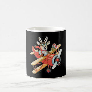 Renpilot julflygare flygande plan jul kaffemugg