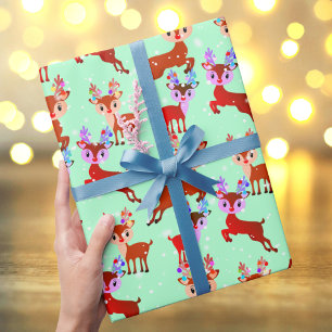 Renprancing-hoppande, söt, ädel presentpapper