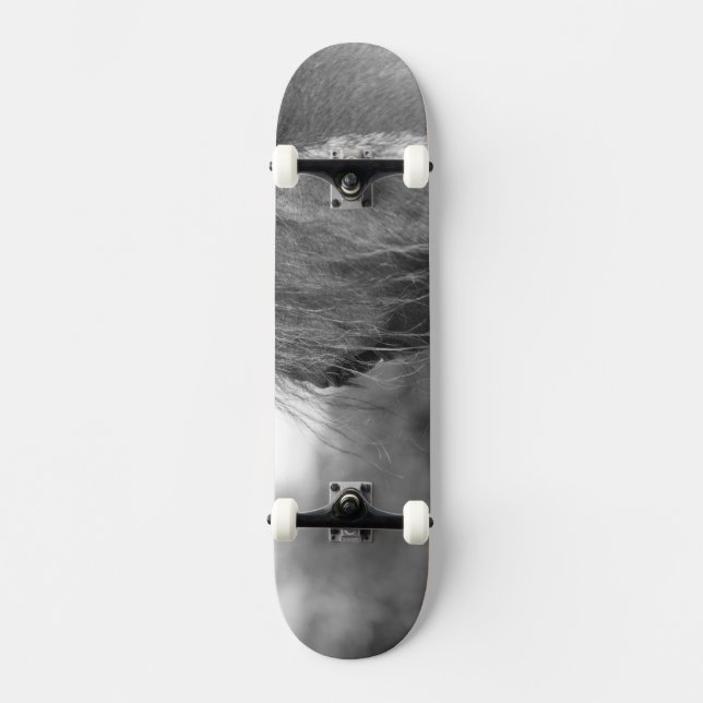 renrasig b/w skateboard bräda 19,5 cm (Framsida)