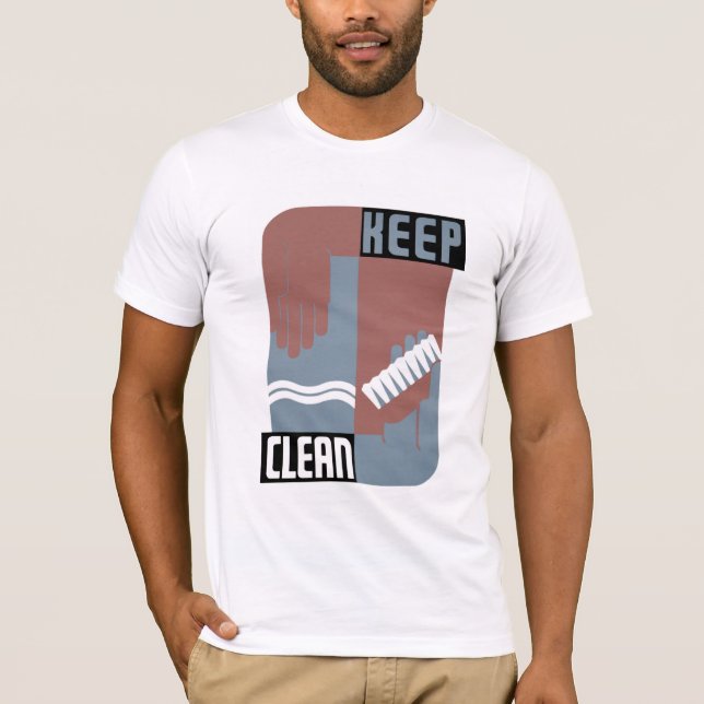 Rensa behålla t-shirt (Framsida)