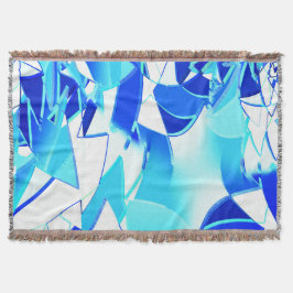 Rensa blå bildurklipp som vrids oregelbundet filt