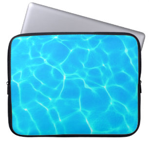 Rensa Blue Bassäng Vatten-foto Laptop Fodral