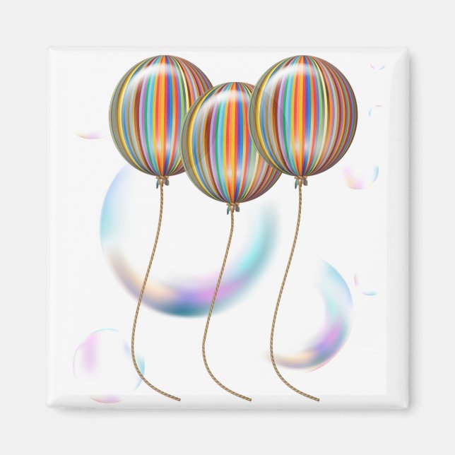 Rensa bubbelbakgrund magnet (Framsidan)