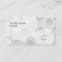 Rensa bubblor i mallen för visitkort för Fizz