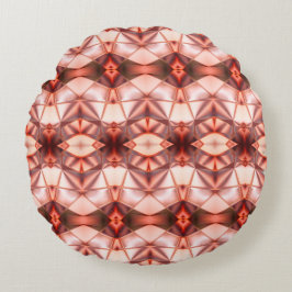 Rensa burgundy till lax av övertoningsformer rund kudde