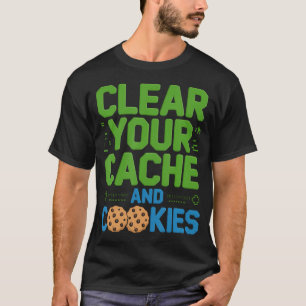 Rensa Cookies Mjukvaruutvecklare Kodning T Shirt
