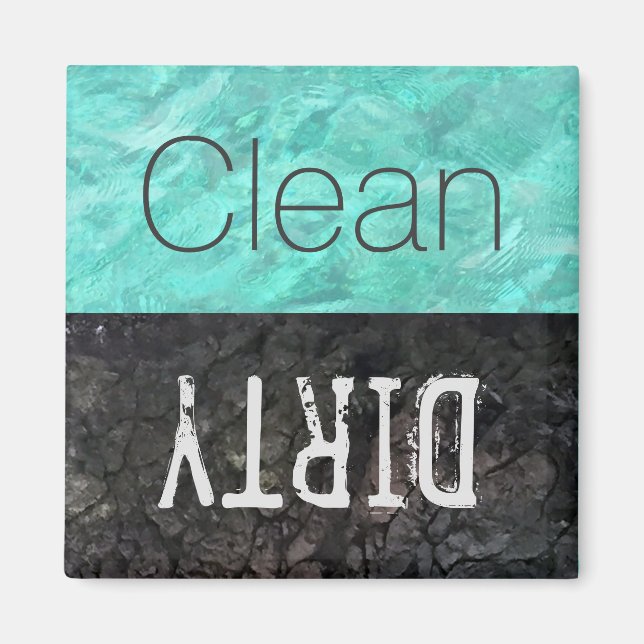 Rensa | Dirty Dishwasher Magnet (Framsidan)