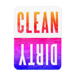 Rensa | Dirty Letterpress Stil Dishwasher Ipanema Magnet