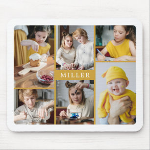 Rensa Elegant Gult Family 6 Fotokollage Musmatta