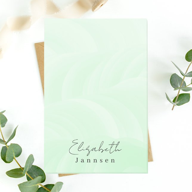 Rensa enkel minimal Mint-Grönt Post-it Block (Skapare uppladdad)