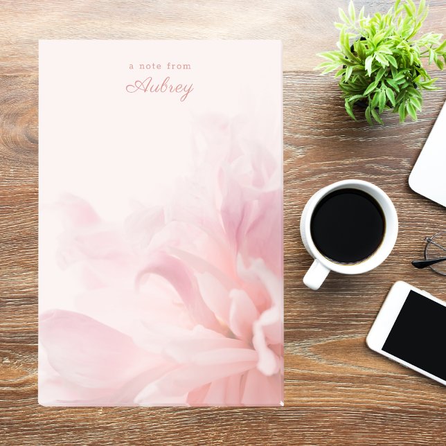 Rensa enkel minimal Rosa Post-it Block (Skapare uppladdad)