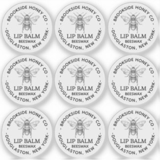 Rensa etikett för Bivax Lip balms