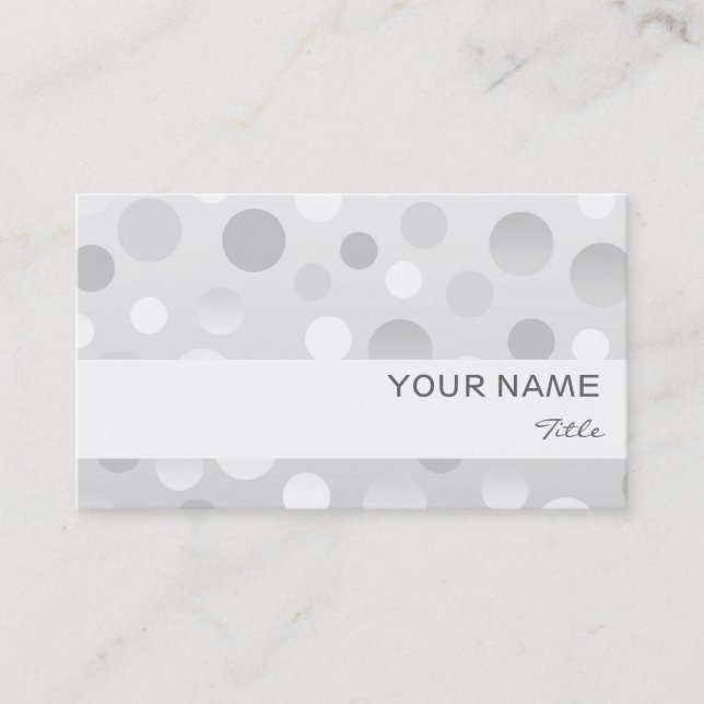 Rensa Fizz vit rand-visitkortsmall Visitkort (Framsida)