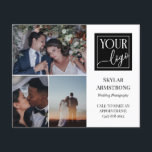 Rensa fotoskrivare för Logotyp-Professionell för f<br><div class="desc">Dubblans flygblad för en professionell fotograf,  där du kan visa tre av dina foton tillsammans med logotypen. Lägg till namn och specialitet eller titel eller tjänst på omslaget. Baksidan har faux guld-spatter,  en annan logotyp och din kontaktinformation i svart.</div>