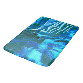 Rensa himlar mosaic abstrakt metallisk struktur badrumsmatta