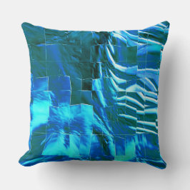 Rensa himlar mosaic abstrakt metallisk struktur kudde