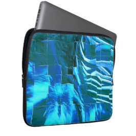 Rensa himlar mosaic abstrakt metallisk struktur laptop fodral