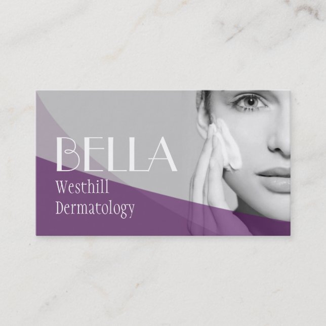 Rensa huden Dermatolog Frasmassage Spa Visitkort (Framsida)