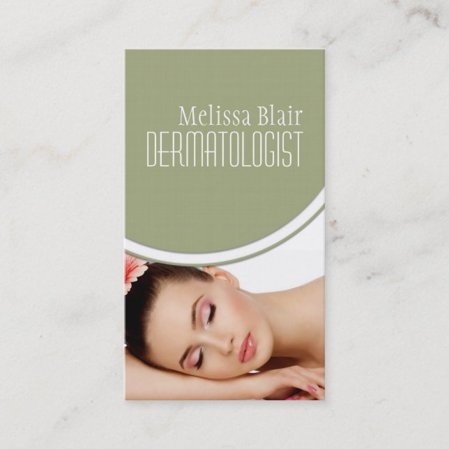 Rensa huden Dermatolog Frasmassage Spa Visitkort (Framsida)