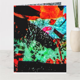 Rensa kalkyleringskort,abstrakt för torr blomma kort