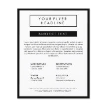 Rensa minimalistisk Social-medilyx, svart&vit