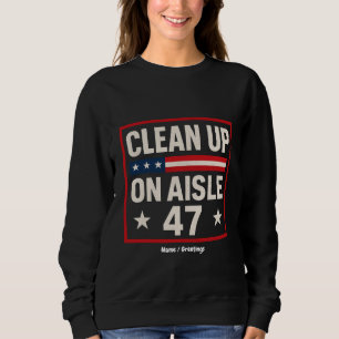 Rensa på Aisle 47 Anti Trump-funny politisk T Shirt