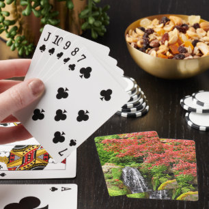 Rensa Sjö-vy på hösten Casinokort