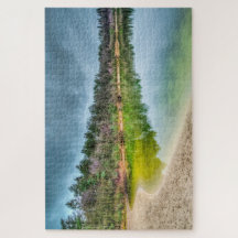 Rensa Sjö-vy på hösten