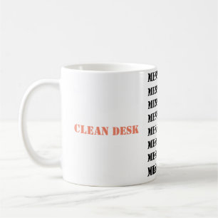 Rensa skrivbord/Messy Desk Mugg