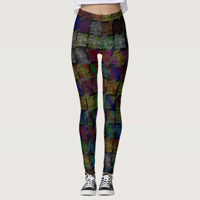 Rensad samling av SpaceTime Rand Leggings (Framsida)