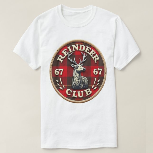 Rensdyr 67 Klubb T Shirt (Design framsida)