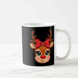 Rensdyr God Jul Flick Pojke Barn Kaffemugg
