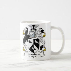 Renshaw familjvapensköld kaffemugg