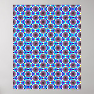 Rensning av Hex optisk Illusion Wall Art Poster