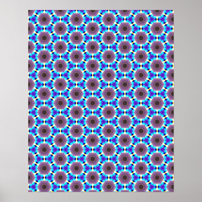 Rensning av Hex optisk Illusion Wall Art Poster (Framsidan)