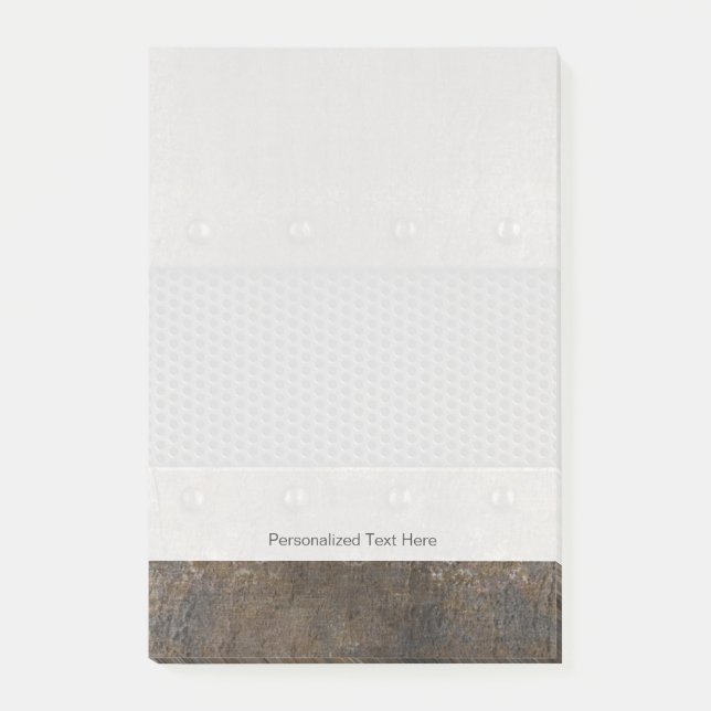 Rensning av metall post-it block (Framsida)