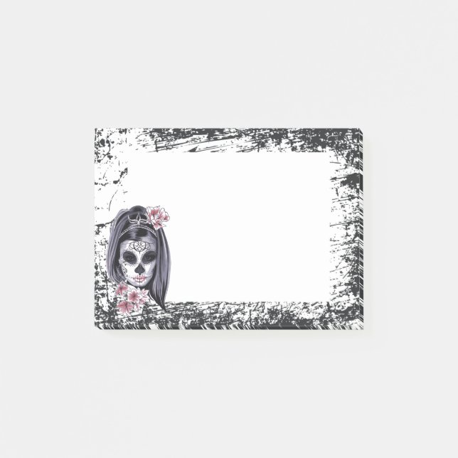 Rensning och Skull Post-it Block (Framsida)