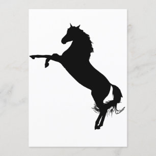 Rensningsallion Silhouette Inbjudningar