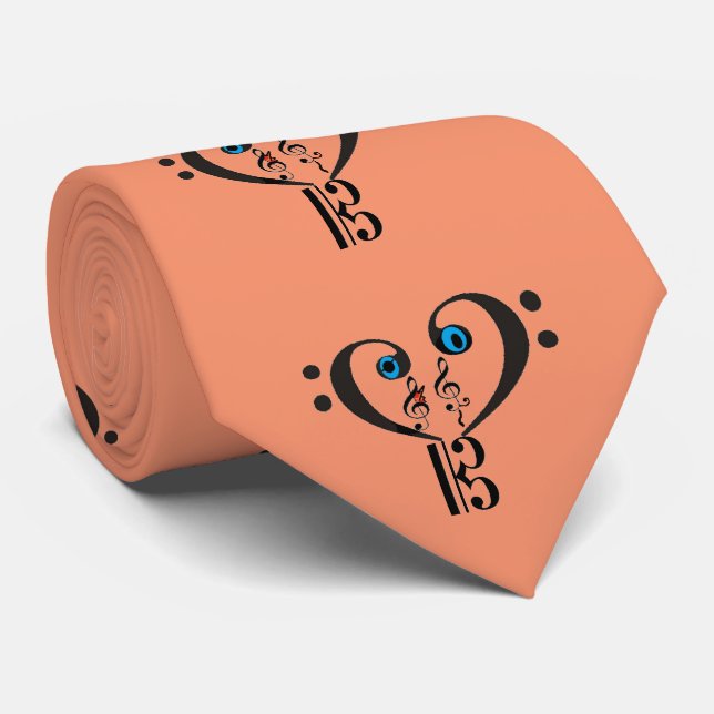 Rensningsnota Tie-Bass Clef-Treble Clef Slips (Rullad)