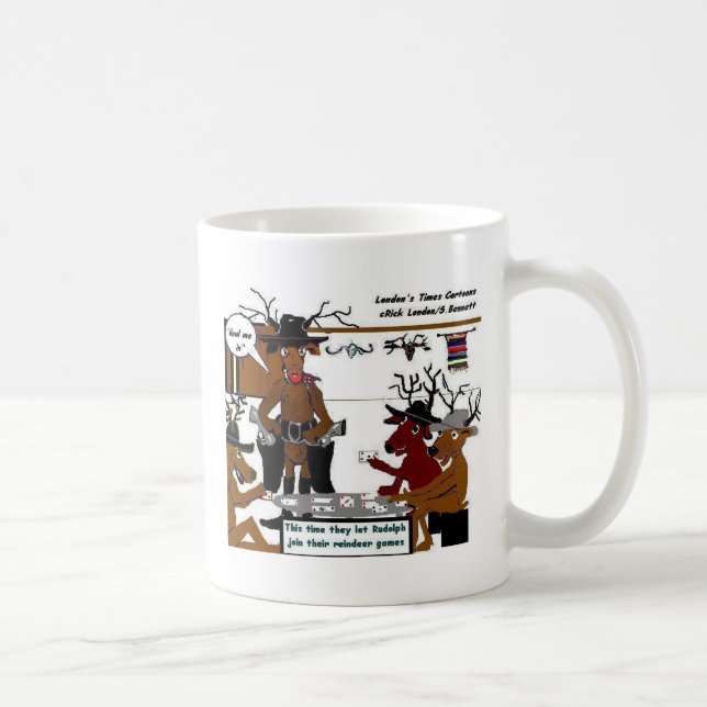 Renspel Roliga julklappar och t-shirts Kaffemugg (Höger)