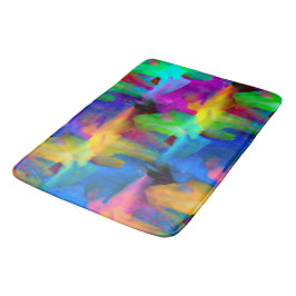 Renspenseldrag för mycket färgad i digitalt format badrumsmatta